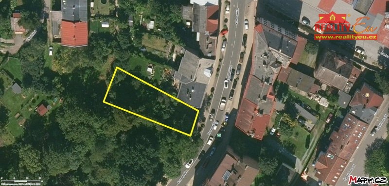 Prodej pozemku k výstavbě bytového domu v Náchodě