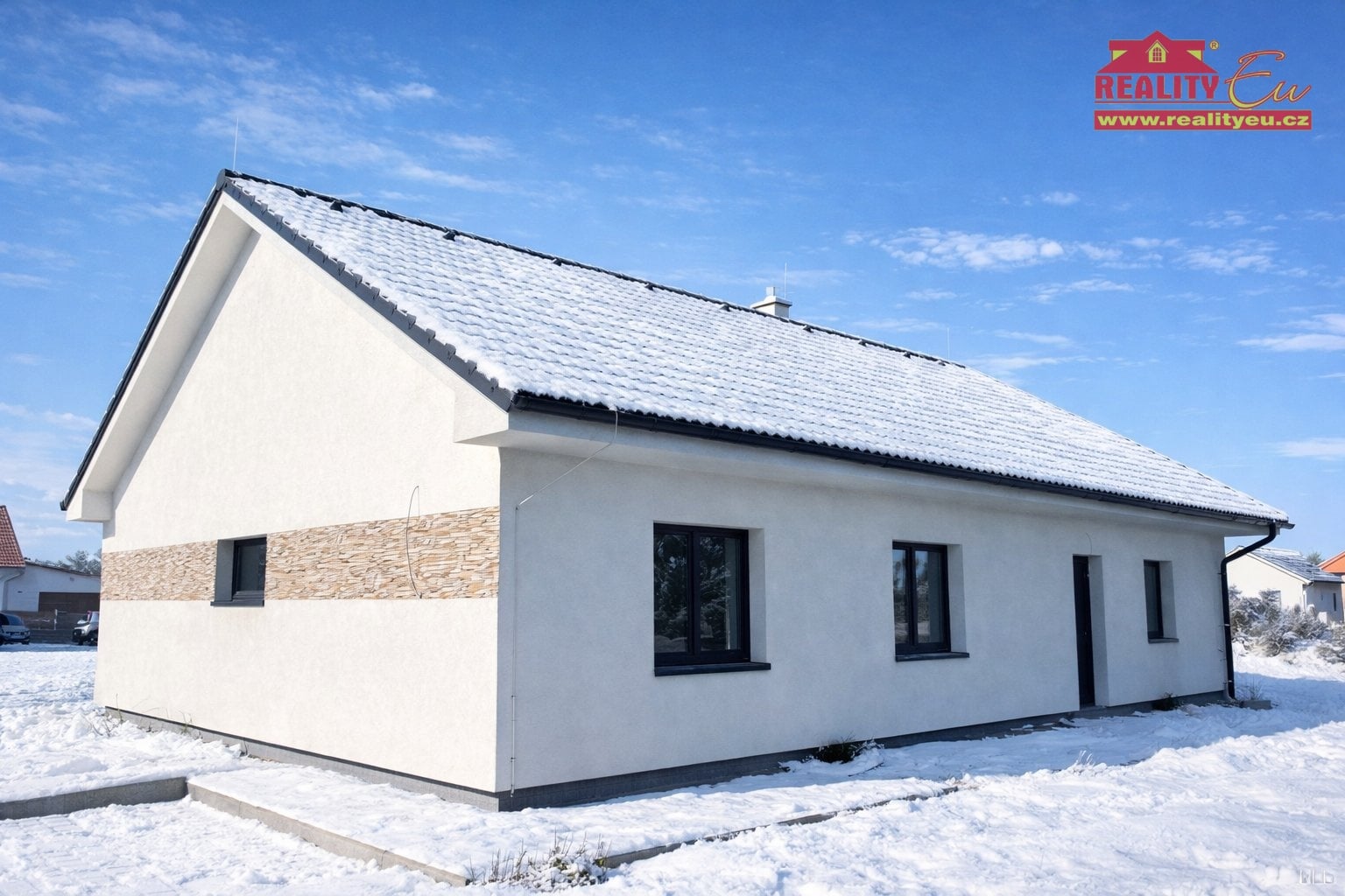 Novostavba 5+kk (125 m²) v Dříteči s terasou 40 m², pozemkem 700 m² a energetickou třídou A