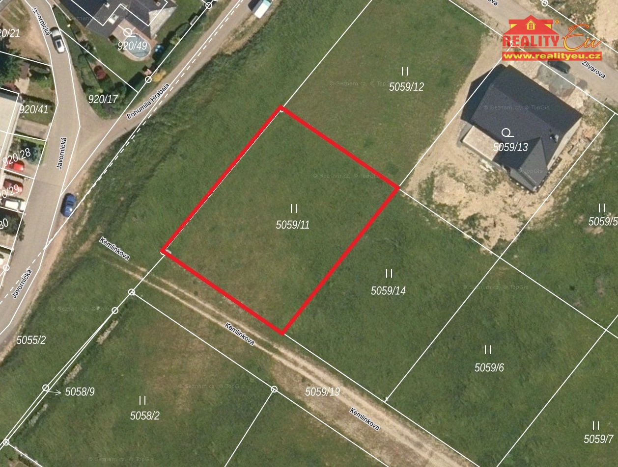 Prodej stavebního pozemku v Rychnově nad Kněžnou